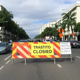 interdição Avenida Virgílio Távora