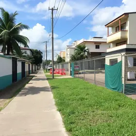obra do calçadão público