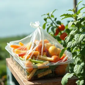 coleta de alimentos agrotóxicos