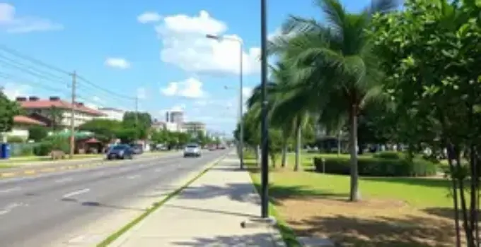 infraestrutura de calçada do Parque das Timbaúbas